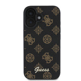 Apple iPhone 16 Kılıf Guess Orjinal Lisanslı M-safe Şarj Özellikli Yazı Logolu Peony Kapak