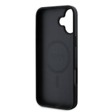 Apple iPhone 16 Kılıf Guess Orjinal Lisanslı M-safe Şarj Özellikli Yazı Logolu Saffiano Classic Kapak