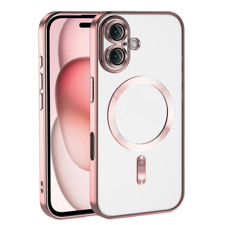 Apple iPhone 16 Kılıf Kamera Korumalı M-safe Wireless Şarj Özellikli Zore Demre Kapak