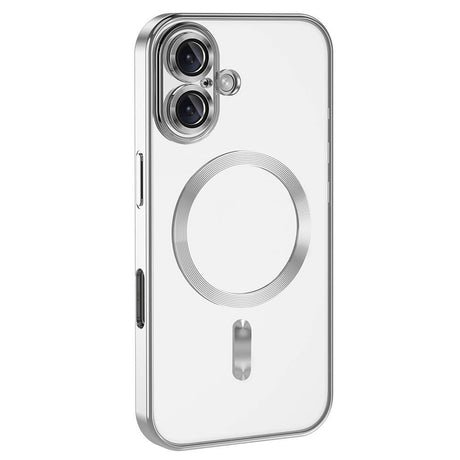 Apple iPhone 16 Kılıf Kamera Korumalı M-safe Wireless Şarj Özellikli Zore Demre Kapak