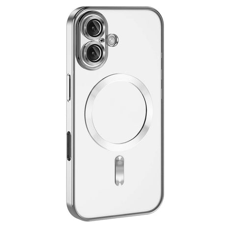 Apple iPhone 16 Kılıf Kamera Korumalı M-safe Wireless Şarj Özellikli Zore Demre Kapak