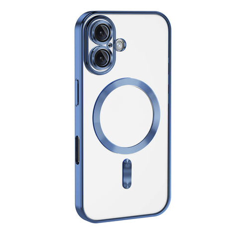 Apple iPhone 16 Kılıf Kamera Korumalı M-safe Wireless Şarj Özellikli Zore Demre Kapak