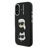 Apple iPhone 16 Kılıf Karl Lagerfeld Orjinal Lisanslı K&C Heads Pin Kapak