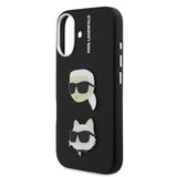 Apple iPhone 16 Kılıf Karl Lagerfeld Orjinal Lisanslı K&C Heads Pin Kapak