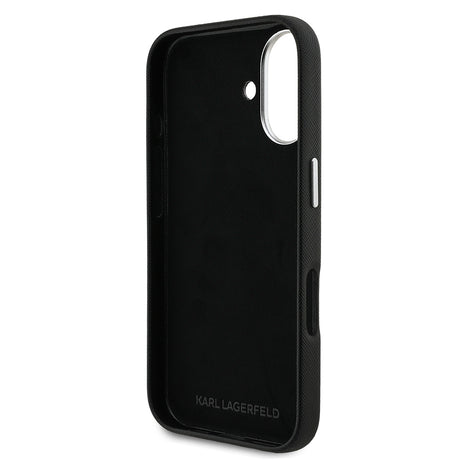 Apple iPhone 16 Kılıf Karl Lagerfeld Orjinal Lisanslı K&C Heads Pin Kapak