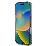 Apple iPhone 16 Kılıf Karl Lagerfeld Orjinal Lisanslı M-safe Şarj Özellikli IML Baskılı Metal Monogram KC Heads Kapak