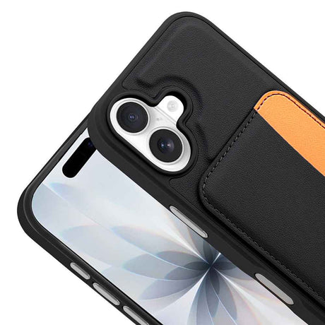 Apple iPhone 16 Kılıf Kartlıklı Zore X-Kart Silikon Kapak