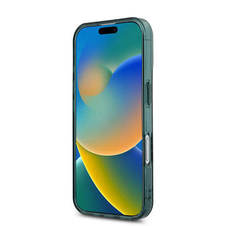 Apple iPhone 16 Kılıf Lacoste Orjinal Lisanslı M-safe Şarj Özellikli IML Baskılı Gümüş Timsah Logolu Monogram Kapak