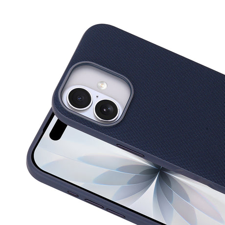 Apple iPhone 16 Kılıf M-Safe Şarj Özellikli Kumaş Tasarımlı Zore Miami Sert PC Kapak