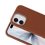 Apple iPhone 16 Kılıf M-Safe Şarj Özellikli Kumaş Tasarımlı Zore Miami Sert PC Kapak