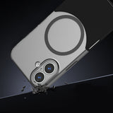 Apple iPhone 16 Kılıf M-Safe Şarj Özellikli Mıknatıslı Zore Duble Kapak