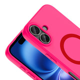Apple iPhone 16 Kılıf M-Safe Şarj Özellikli Zore Aris Silikon Kapak