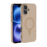 Apple iPhone 16 Kılıf M-Safe Şarj Özellikli Zore Aris Silikon Kapak
