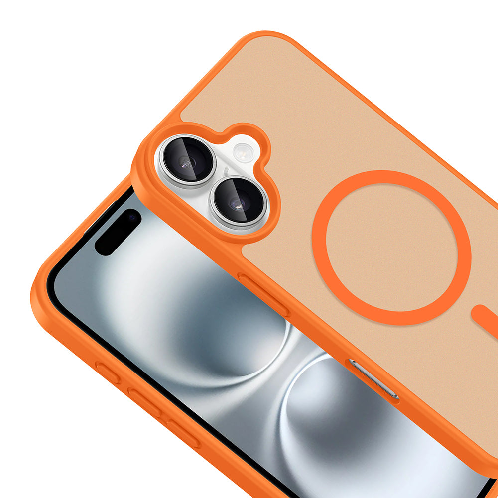 Apple iPhone 16 Kılıf M-safe Şarj Özellikli Zore Babet Kapak