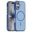 Apple iPhone 16 Kılıf M-Safe Şarj Özellikli Zore Lora PC Kapak
