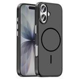 Apple iPhone 16 Kılıf M-Safe Şarj Özellikli Zore Lora PC Kapak