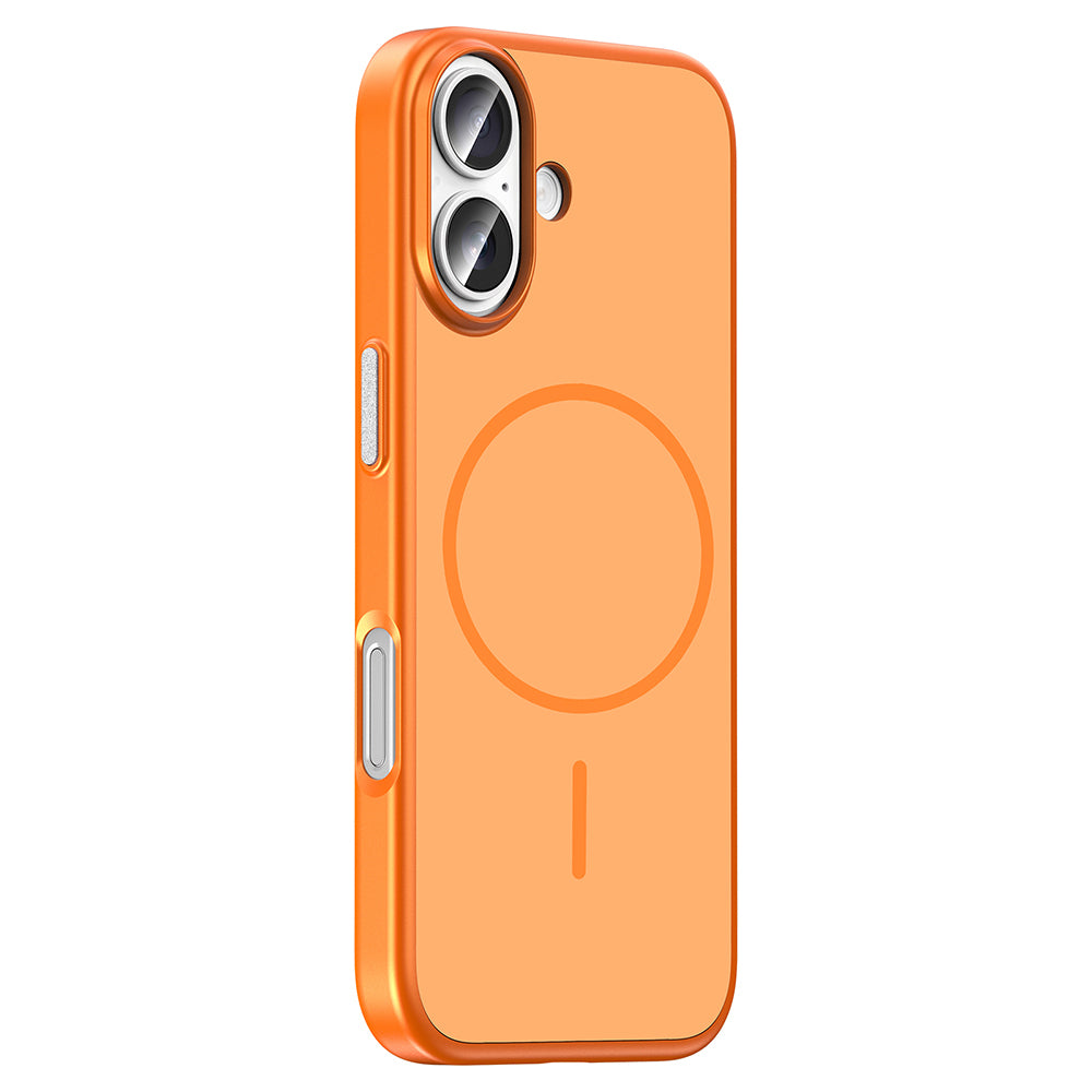 Apple iPhone 16 Kılıf M-Safe Şarj Özellikli Zore Lora PC Kapak