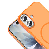 Apple iPhone 16 Kılıf M-Safe Şarj Özellikli Zore Lora PC Kapak