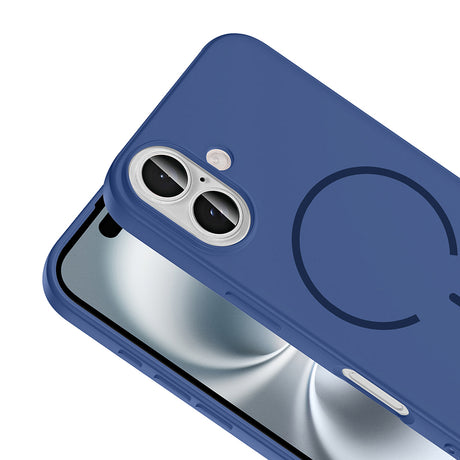 Apple iPhone 16 Kılıf M-safe Şarj Özellikli Zore Meta Kapak