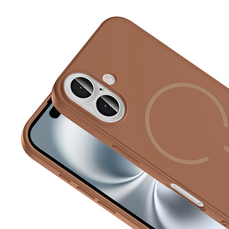 Apple iPhone 16 Kılıf M-safe Şarj Özellikli Zore Meta Kapak