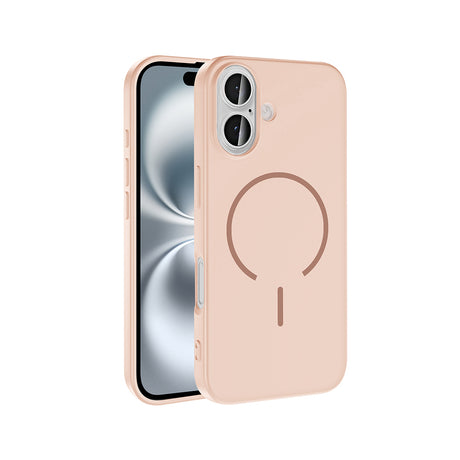 Apple iPhone 16 Kılıf M-safe Şarj Özellikli Zore Meta Kapak