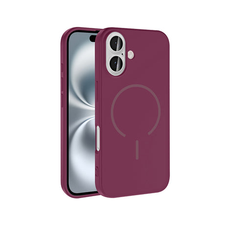 Apple iPhone 16 Kılıf M-safe Şarj Özellikli Zore Meta Kapak