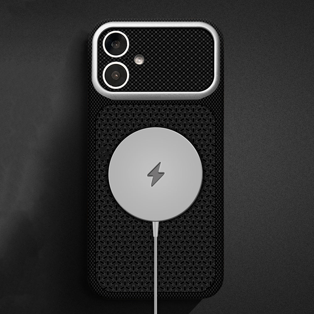 Apple iPhone 16 Kılıf M-Safe Şarj Özellikli Zore Paris Nexel Sert PC Kapak
