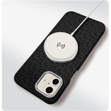 Apple iPhone 16 Kılıf M-Safe Şarj Özellikli Zore Paris Vax Sert PC Kapak