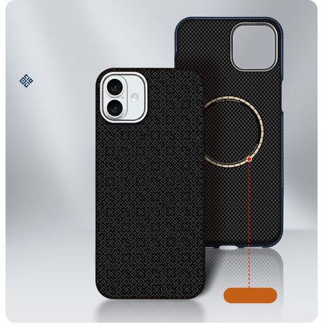 Apple iPhone 16 Kılıf M-Safe Şarj Özellikli Zore Paris Vax Sert PC Kapak