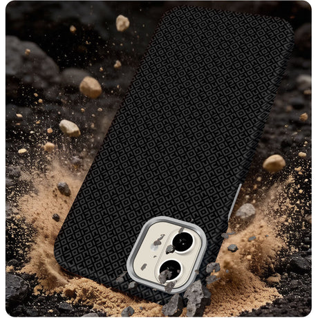 Apple iPhone 16 Kılıf M-Safe Şarj Özellikli Zore Paris Vax Sert PC Kapak