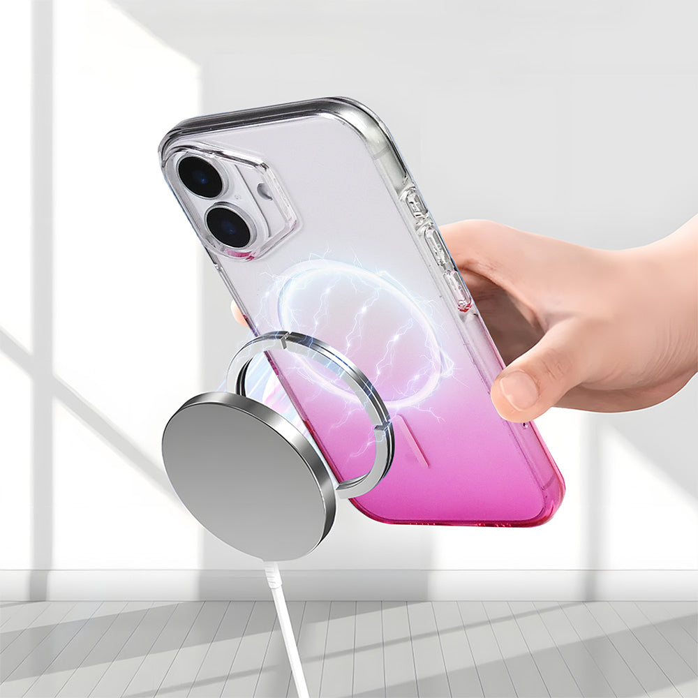 Apple iPhone 16 Kılıf M-Safe Şarj Özellikli Zore Septik Silikon Kapak