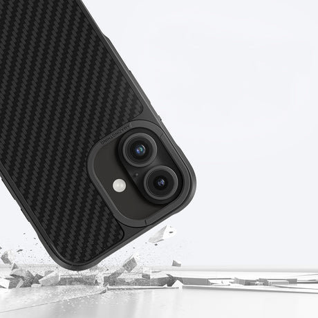 Apple iPhone 16 Kılıf M-safe Şarj Özellikli 1500D Aramid Fiber Amazingthing Titan Max Serisi Kapak