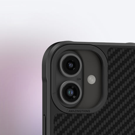 Apple iPhone 16 Kılıf M-safe Şarj Özellikli 1500D Aramid Fiber Amazingthing Titan Max Serisi Kapak