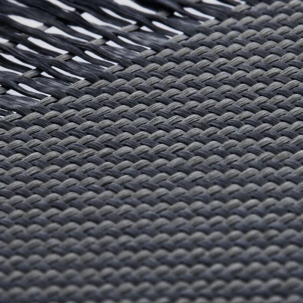 Apple iPhone 16 Kılıf M-safe Şarj Özellikli 600D Aramid Fiber Pitaka Ultra-Slim Classic Serisi Black-Grey Twill Kapak