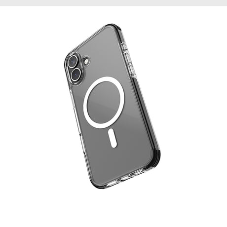 Apple iPhone 16 Kılıf M-safe Şarj Özellikli Airbag Tasarımlı Raptic Clear Serisi Şeffaf Kapak