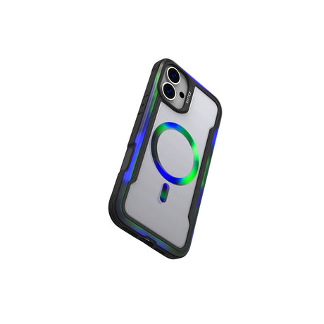 Apple iPhone 16 Kılıf M-safe Şarj Özellikli Airbagli Raptic Shield 2.0 Serisi Şeffaf Arka Yüzey Kapak