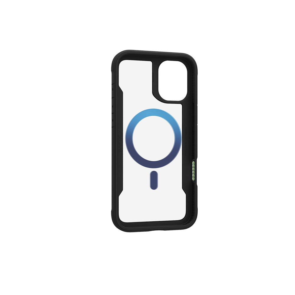 Apple iPhone 16 Kılıf M-safe Şarj Özellikli Airbagli Raptic Shield 2.0 Serisi Şeffaf Arka Yüzey Kapak
