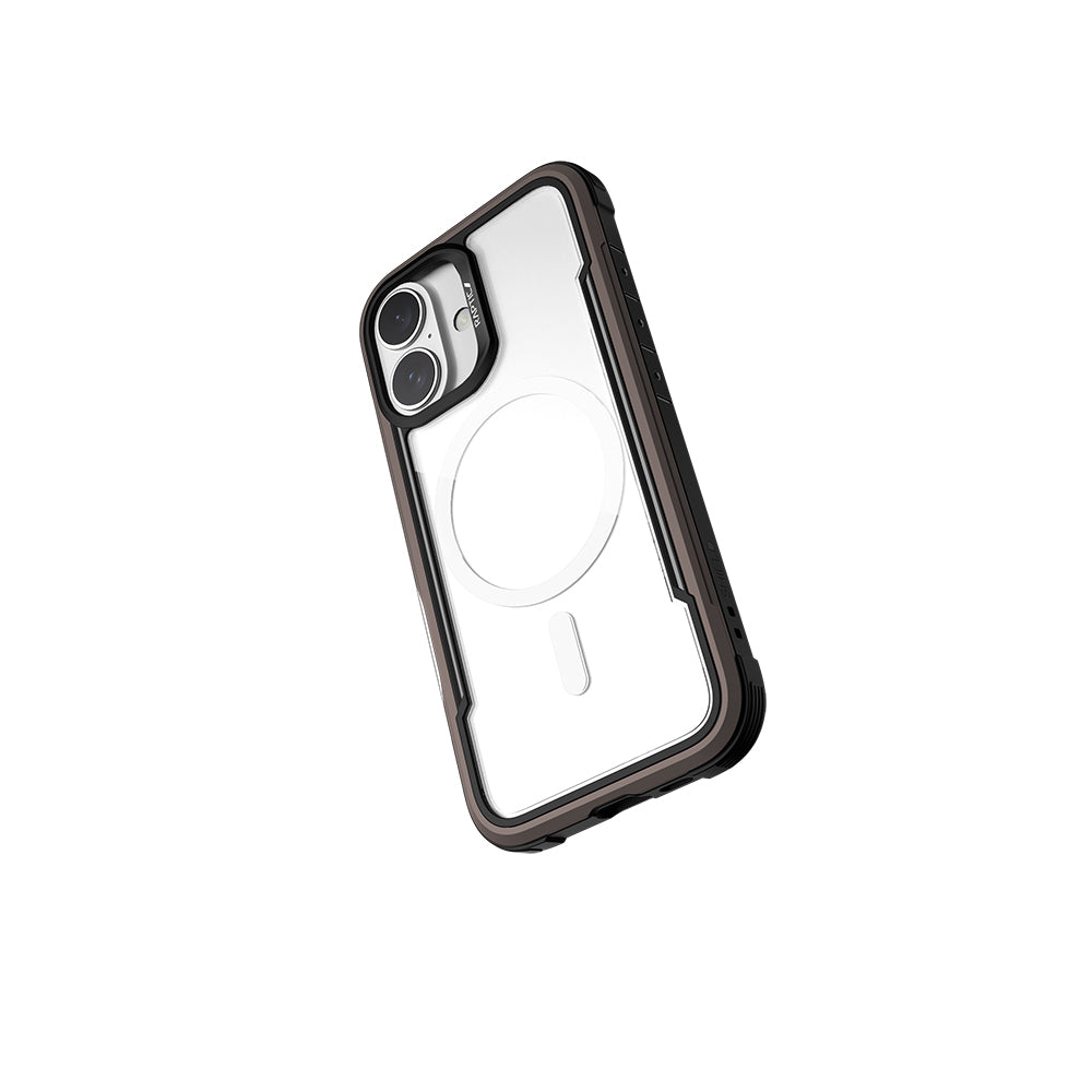 Apple iPhone 16 Kılıf M-safe Şarj Özellikli Airbagli Raptic Shield Serisi Şeffaf Arka Yüzey Kapak