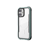 Apple iPhone 16 Kılıf M-safe Şarj Özellikli Airbagli Raptic Shield Serisi Şeffaf Arka Yüzey Kapak