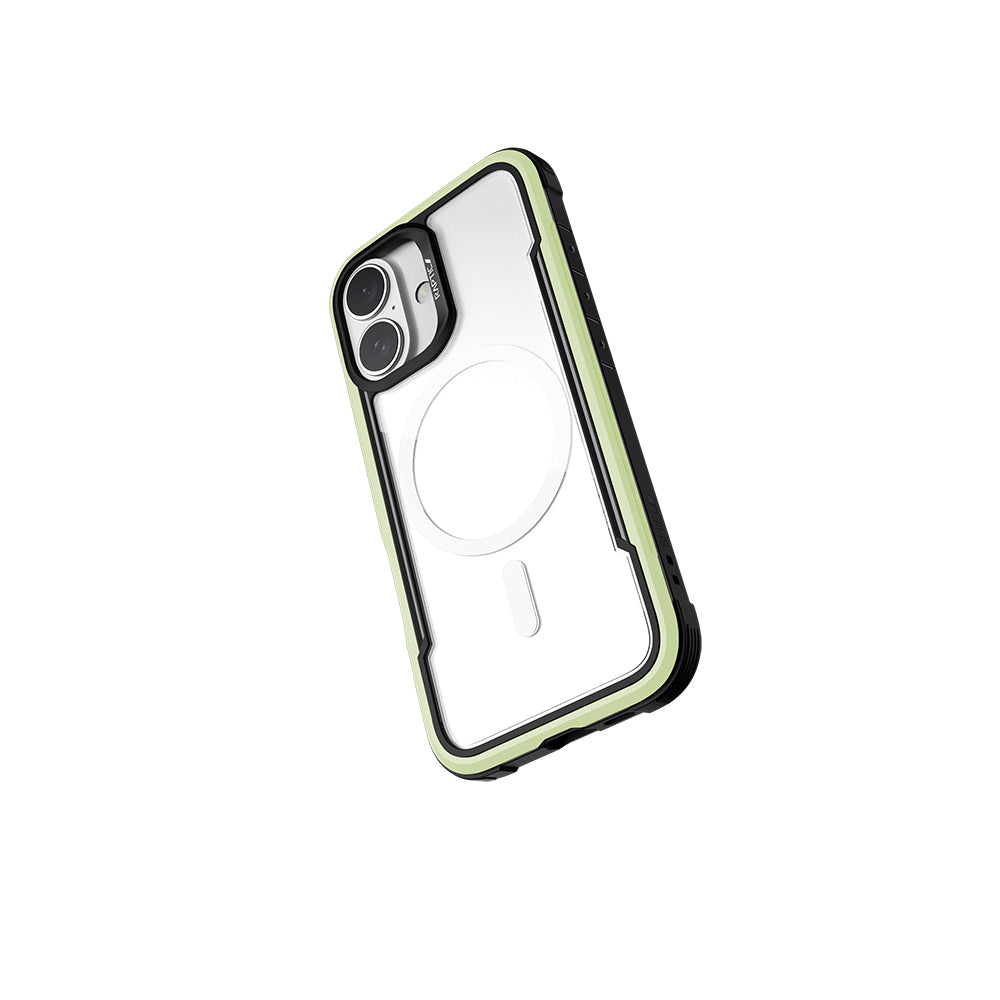 Apple iPhone 16 Kılıf M-safe Şarj Özellikli Airbagli Raptic Shield Serisi Şeffaf Arka Yüzey Kapak