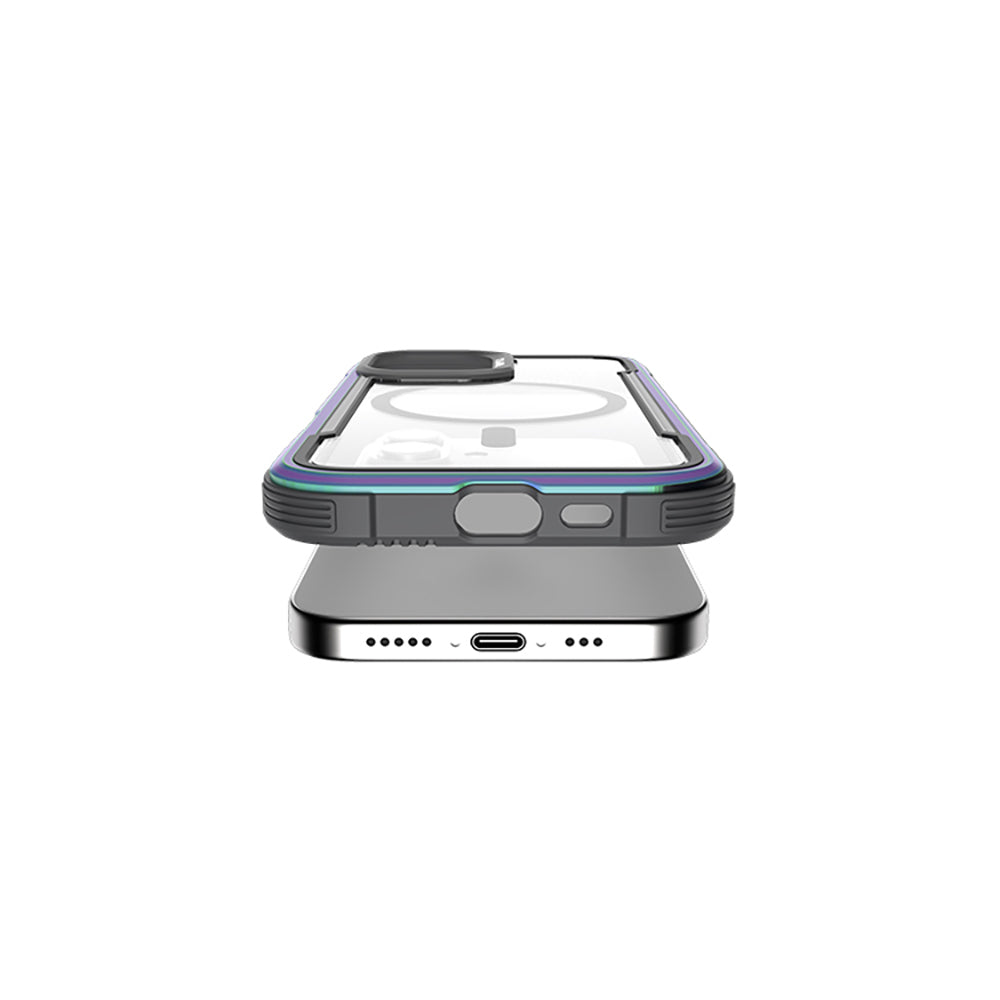 Apple iPhone 16 Kılıf M-safe Şarj Özellikli Airbagli Raptic Shield Serisi Şeffaf Arka Yüzey Kapak