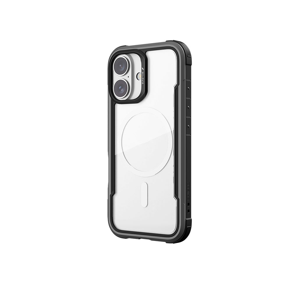 Apple iPhone 16 Kılıf M-safe Şarj Özellikli Airbagli Raptic Shield Serisi Şeffaf Arka Yüzey Kapak