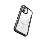 Apple iPhone 16 Kılıf M-safe Şarj Özellikli Airbagli Raptic Shield Serisi Şeffaf Arka Yüzey Kapak