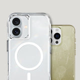 Apple iPhone 16 Kılıf M-safe Şarj Özellikli Airbagli Şeffaf Zore İncek Kapak