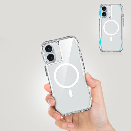 Apple iPhone 16 Kılıf M-safe Şarj Özellikli Airbagli Şeffaf Zore İncek Kapak