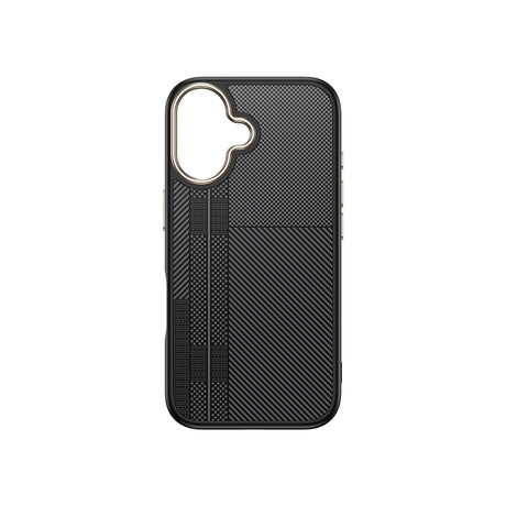 Apple iPhone 16 Kılıf M-safe Şarj Özellikli Karbon Fiber Görünümlü Zore Antina Kapak