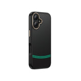 Apple iPhone 16 Kılıf M-safe Şarj Özellikli Karbon Fiber Görünümlü Zore Antina Kapak