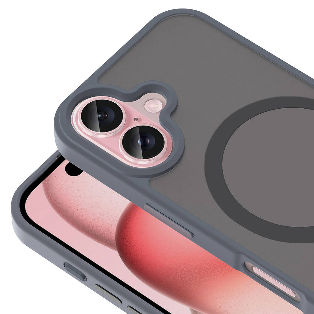 Apple iPhone 16 Kılıf M-safe Şarj Özellikli Mat Arka Yüzey Zore Sio Kapak
