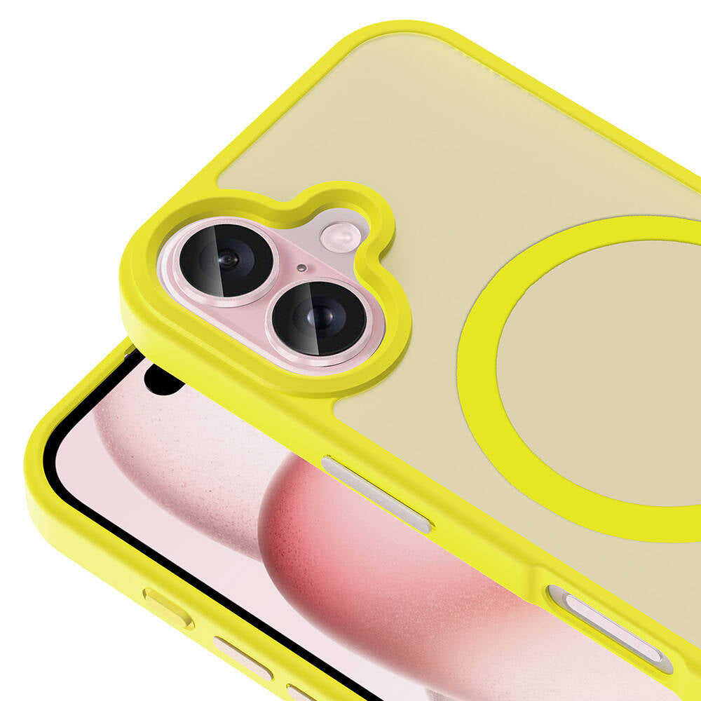 Apple iPhone 16 Kılıf M-safe Şarj Özellikli Mat Arka Yüzey Zore Sio Kapak