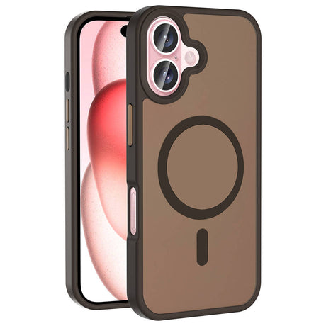 Apple iPhone 16 Kılıf M-safe Şarj Özellikli Mat Arka Yüzey Zore Sio Kapak